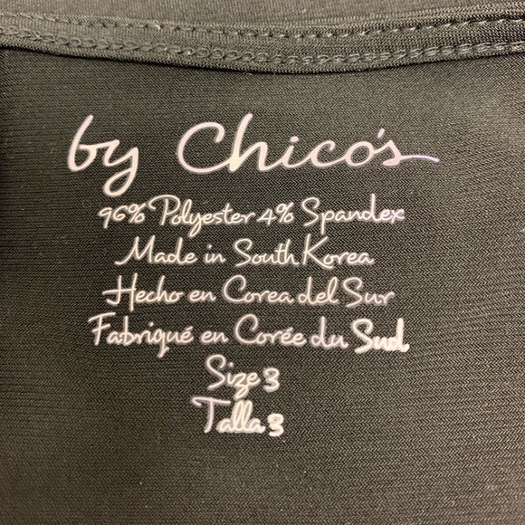 Chico’s Ruffle Tunic Top Size 3 - Picture 11 of 12